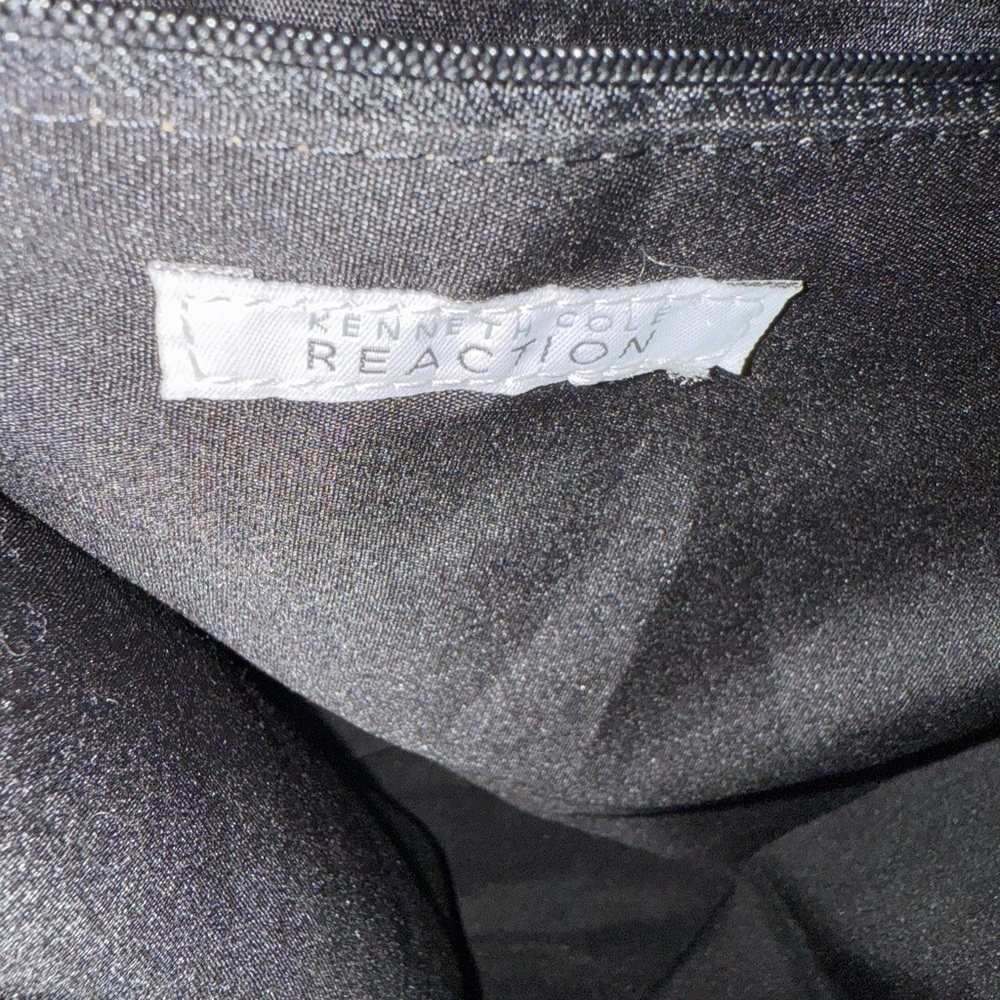 Kenneth Cole Reaction | Black Logo Tote | Like New - Picture 2 of 5